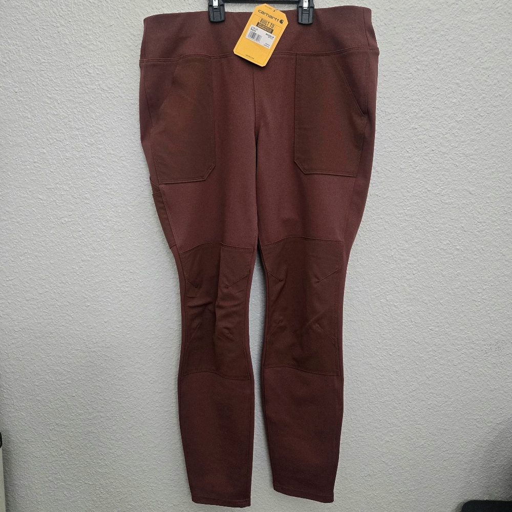 Womens Carhartt Forced Fitted Midweight Utility Legging Size L